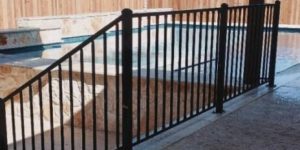 Natural Wooden Fence with Garden View